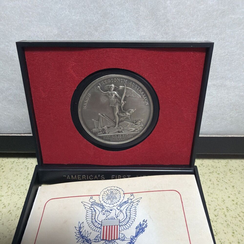 General Nathanial Greene Americas First Medals Pewter Medal in Case